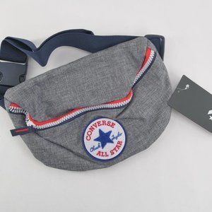 Converse All Star Chuck Taylor Crossbody Bag Fanny Pack‎ White Gray Heather NWT